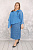 Платье женское голубое ДП296