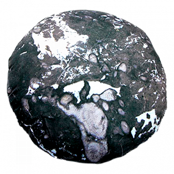 Ап03кам09— Игрушка подушка Камень темный большой (Копировать)